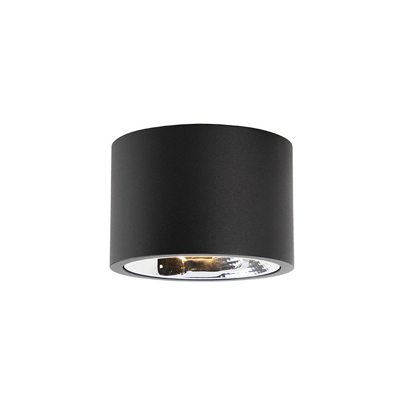 Moderne plafondspot zwart AR111 incl. LED - Expert