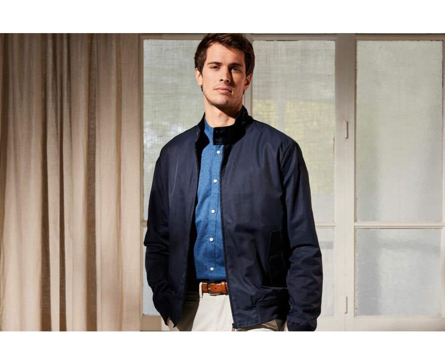 Blouson homme mi-saison Navy - ERLAND
