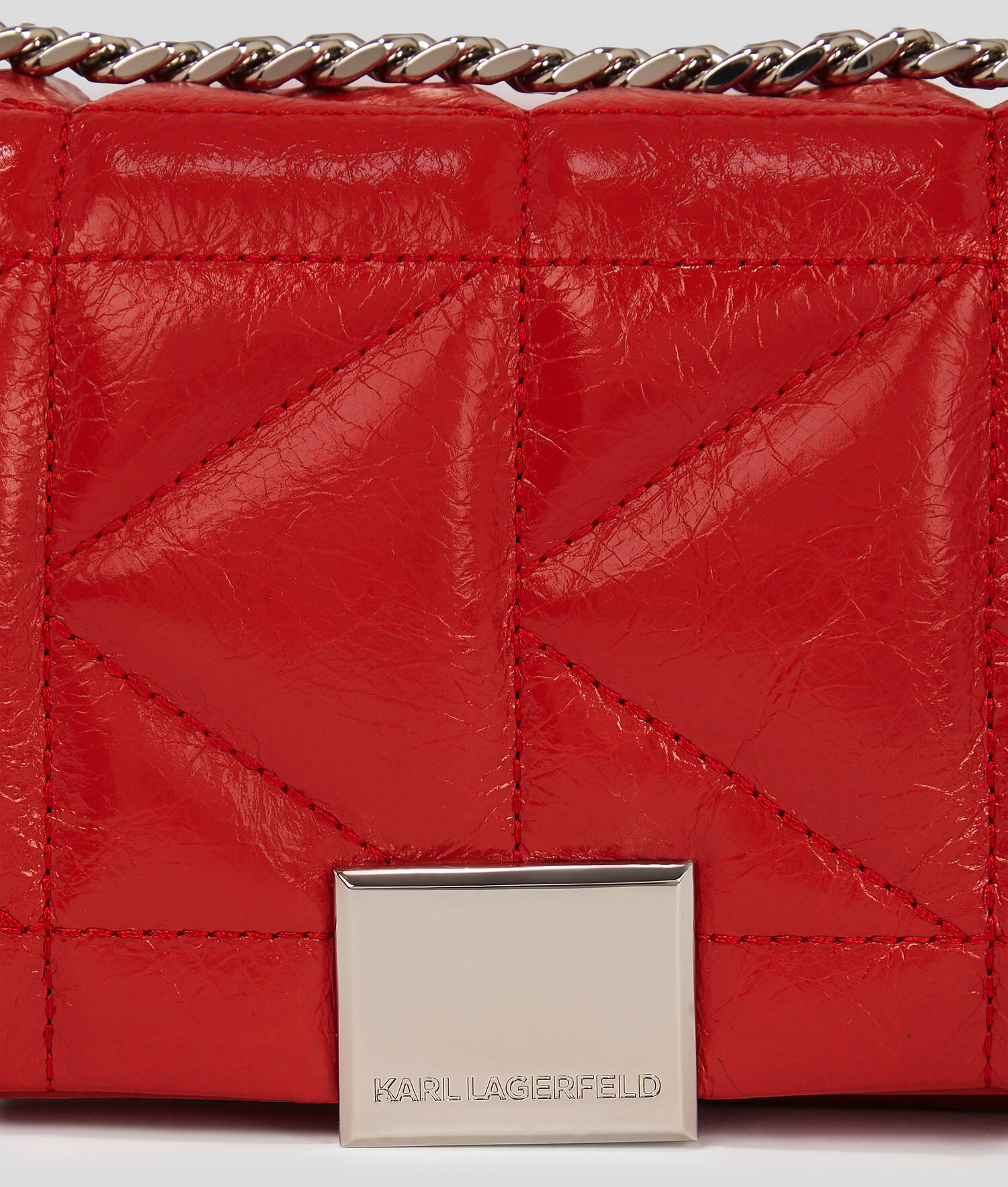 PETIT SAC BANDOULIÈRE BRILLANT K/KUILT - Rouge Klassic