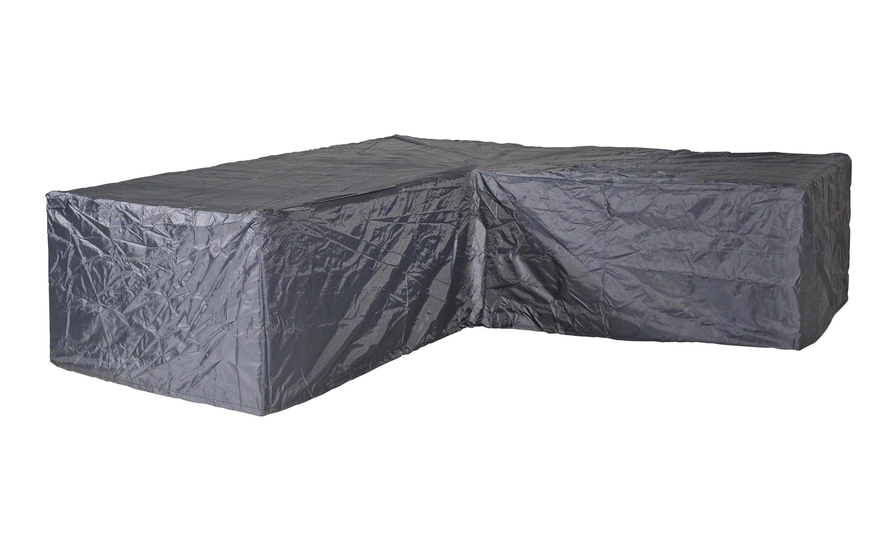 Schutzhülle 255 x 255 x 100 x H 70 cm, Loungehülle, L-FormLoungeschutzhülle