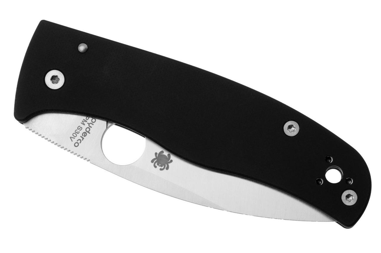 Spyderco Bodacious C263GP Black G10 zakmes, Sal Glesser design