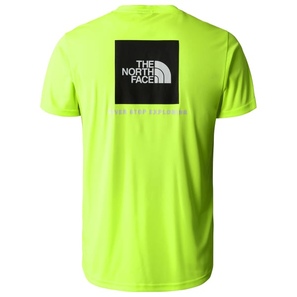 T-shirt randonnée THE NORTH FACE M REAXION RED BOX TEE LED YELLOW