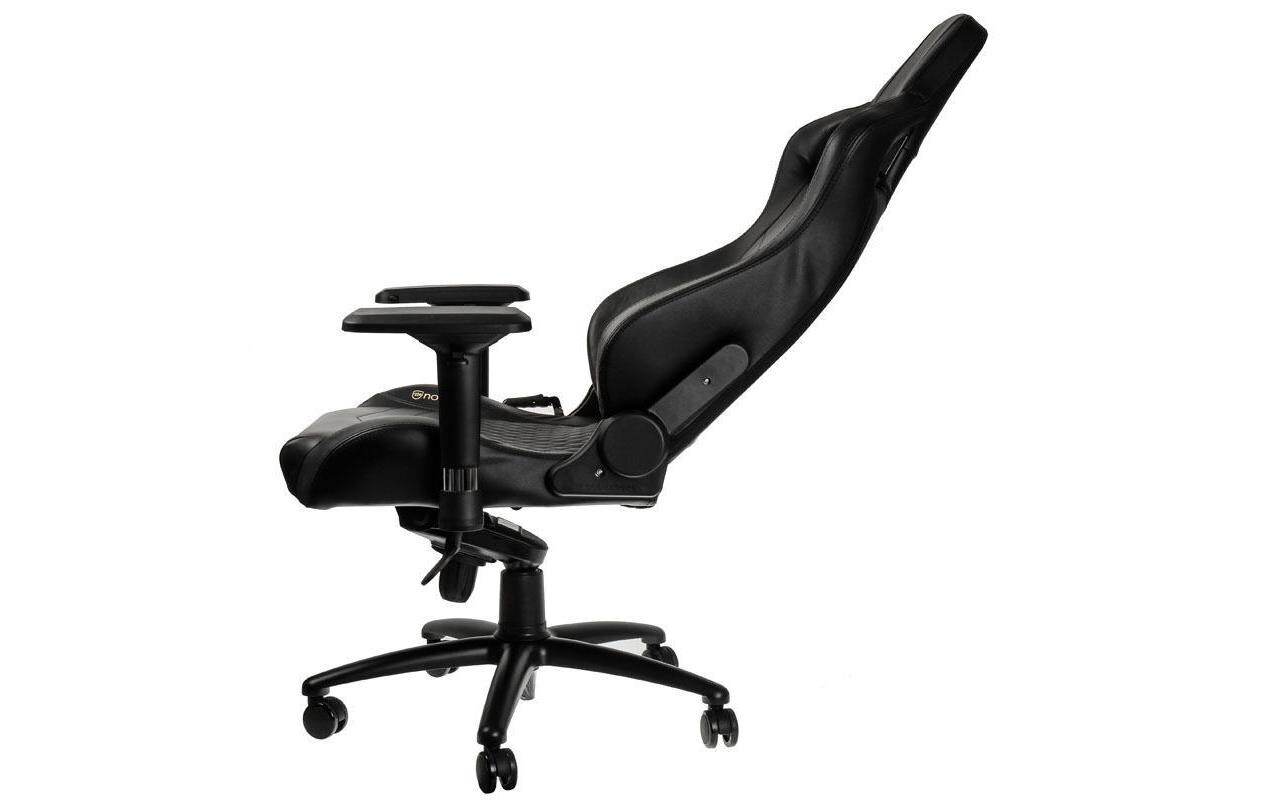 Gaming-Stuhl EPIC Echtleder Schwarz<br>Besonders bequemer Computersessel, Mercedes-AMG Petronas Motorsport Edition