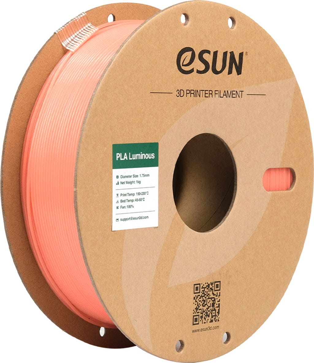 eSUN  PLA-Luminous Orange, 1,75 mm / 1000 g    Fluoruszierendes PLA in Orange