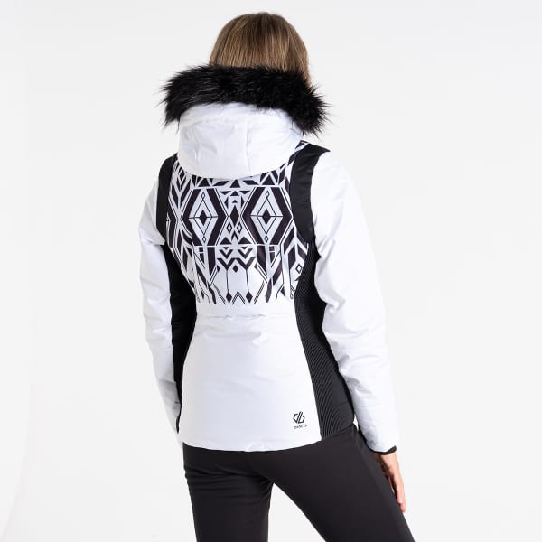 Veste de ski DARE 2B PRESTIGE II JKT WHIT/BLKMONO