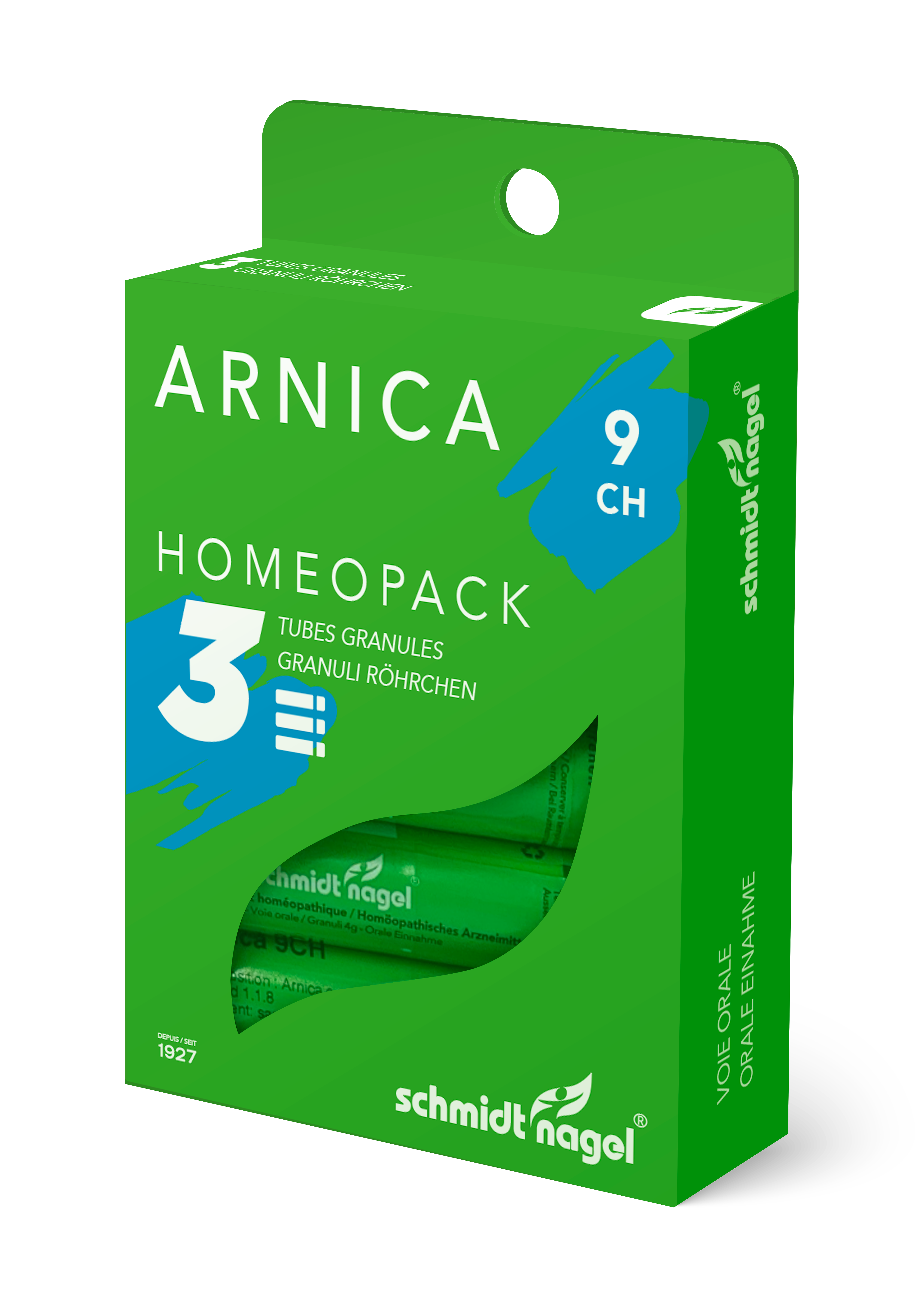 SCHMIDT-NAGEL Homeopack Arnica 9 CH<br>3 × 4 g, Granulat