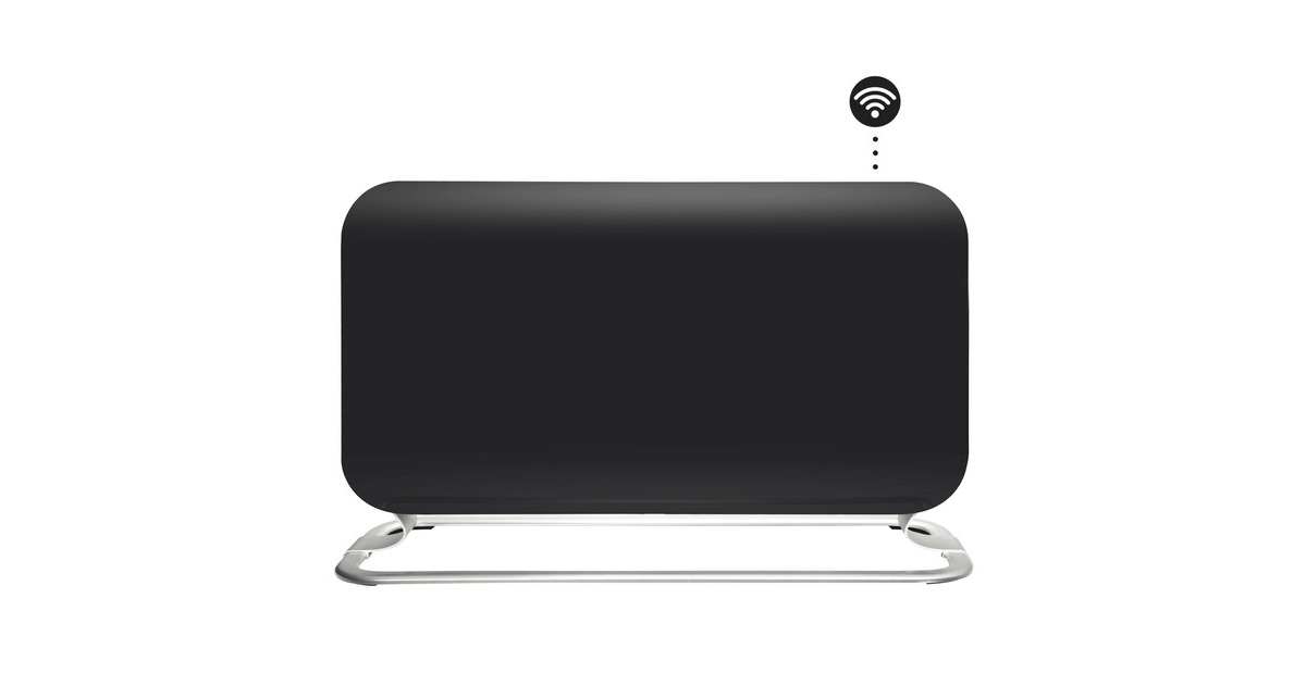 MillWiFi convectorkachel CO1200WIFI3BLACK  (Zwart, 1200 Watt, Wifi + App Control)
