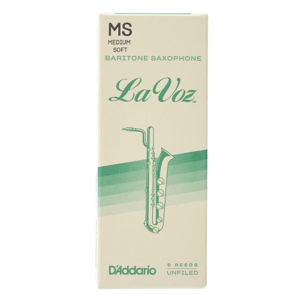 DAddario Woodwinds La Voz Baritone Sax MS