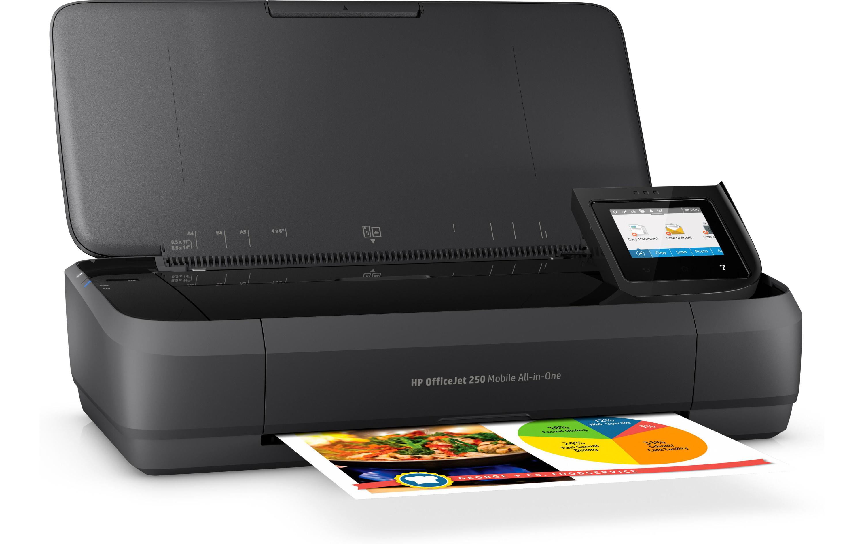 Mobiler Drucker OfficeJet 250 Mobile All-in-One<br>Mobiler 3-in-1-Multifunktionsdrucker