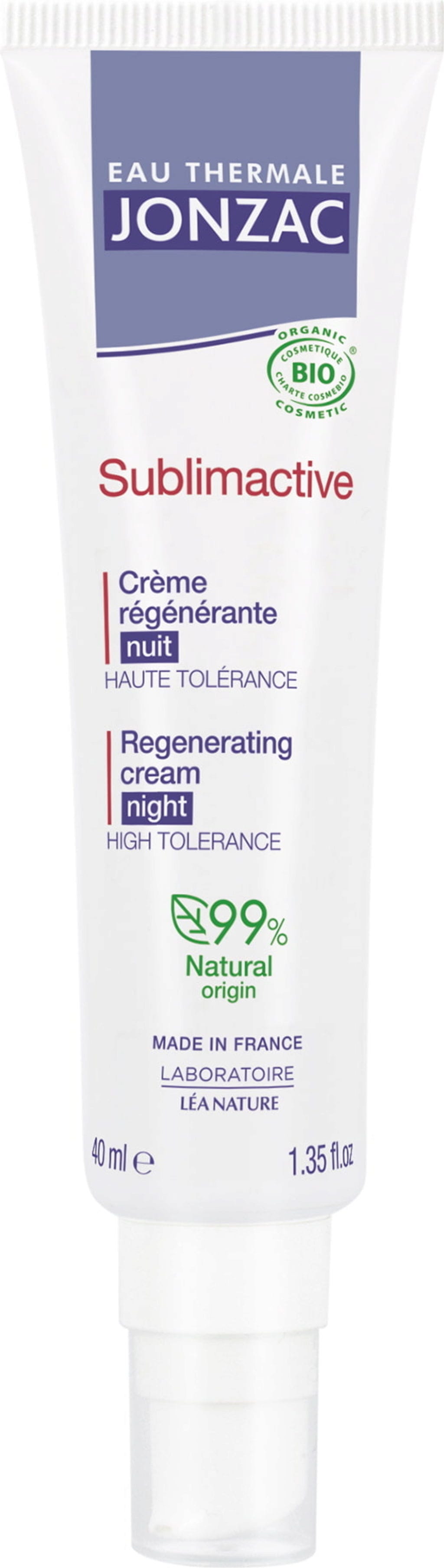 Eau Thermale JONZAC  Sublimactive Cellular Anti-Aging Night Cream, 40 ml