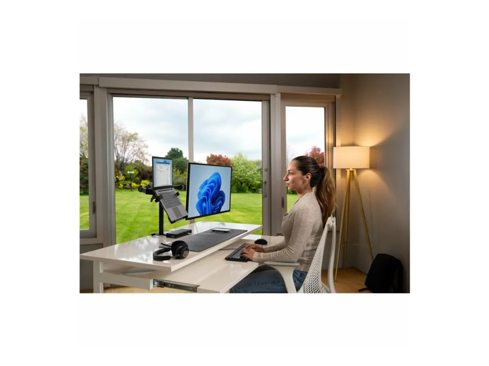 SD4781P USB-C® og USB-A Dual 4K-dockingstation Sort