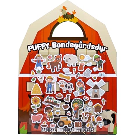 Puffy Stickers landskab - bondegård