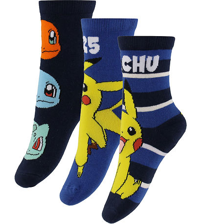 Name It Socken - 3er-Pack - Pokémon - NmmMik - Navy Blazer/2X Le