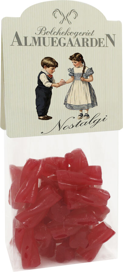 Almuegaarden Hindbær Nostalgi (blødt slik - uden gelatine)