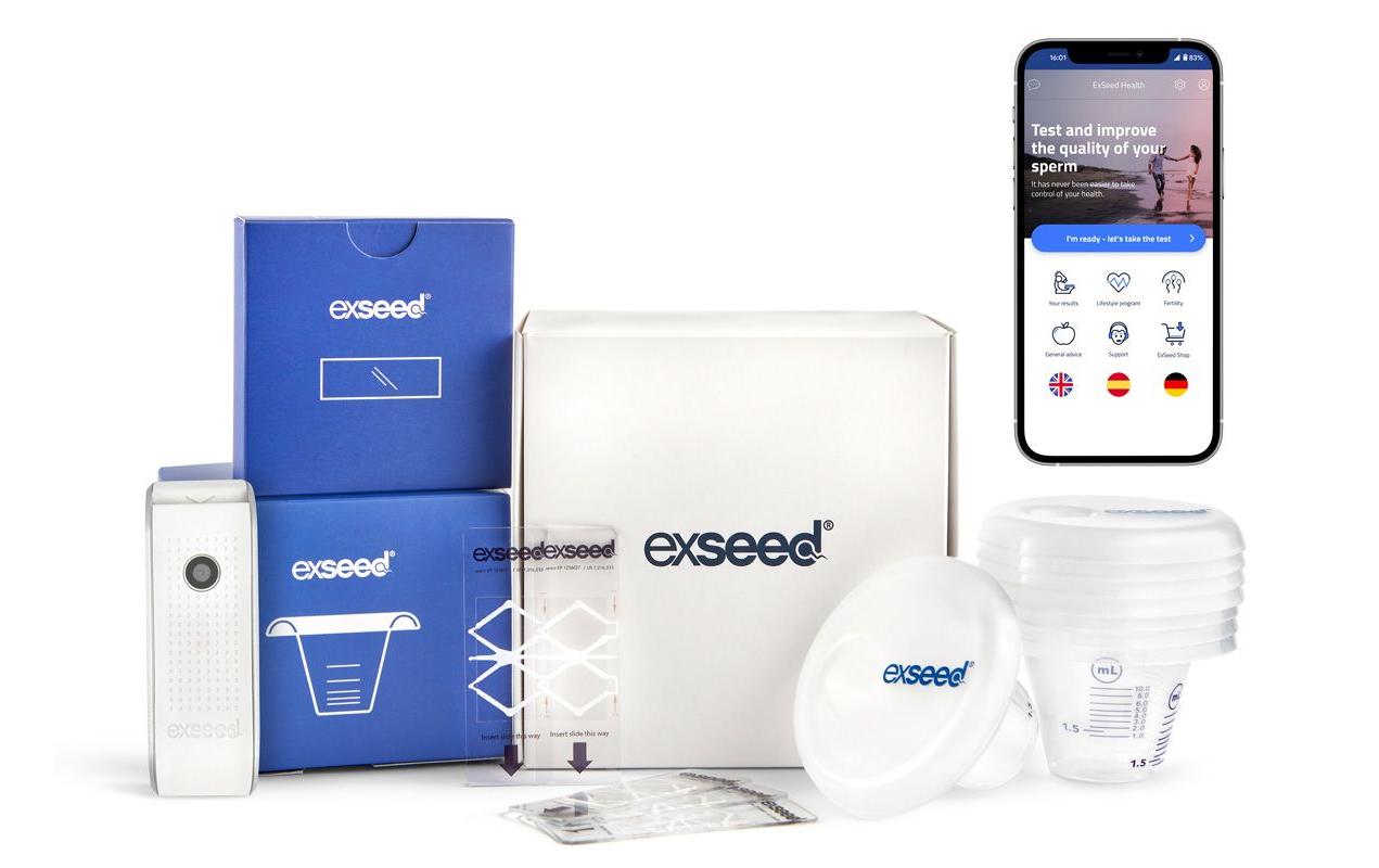 Testkit Spermienqualität inkl. 5 Tests<br>Medizinischer Spermientest zu Hause in 15 Minuten