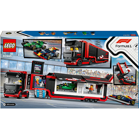LEGO City lastbil med Formel 1 biler 60445