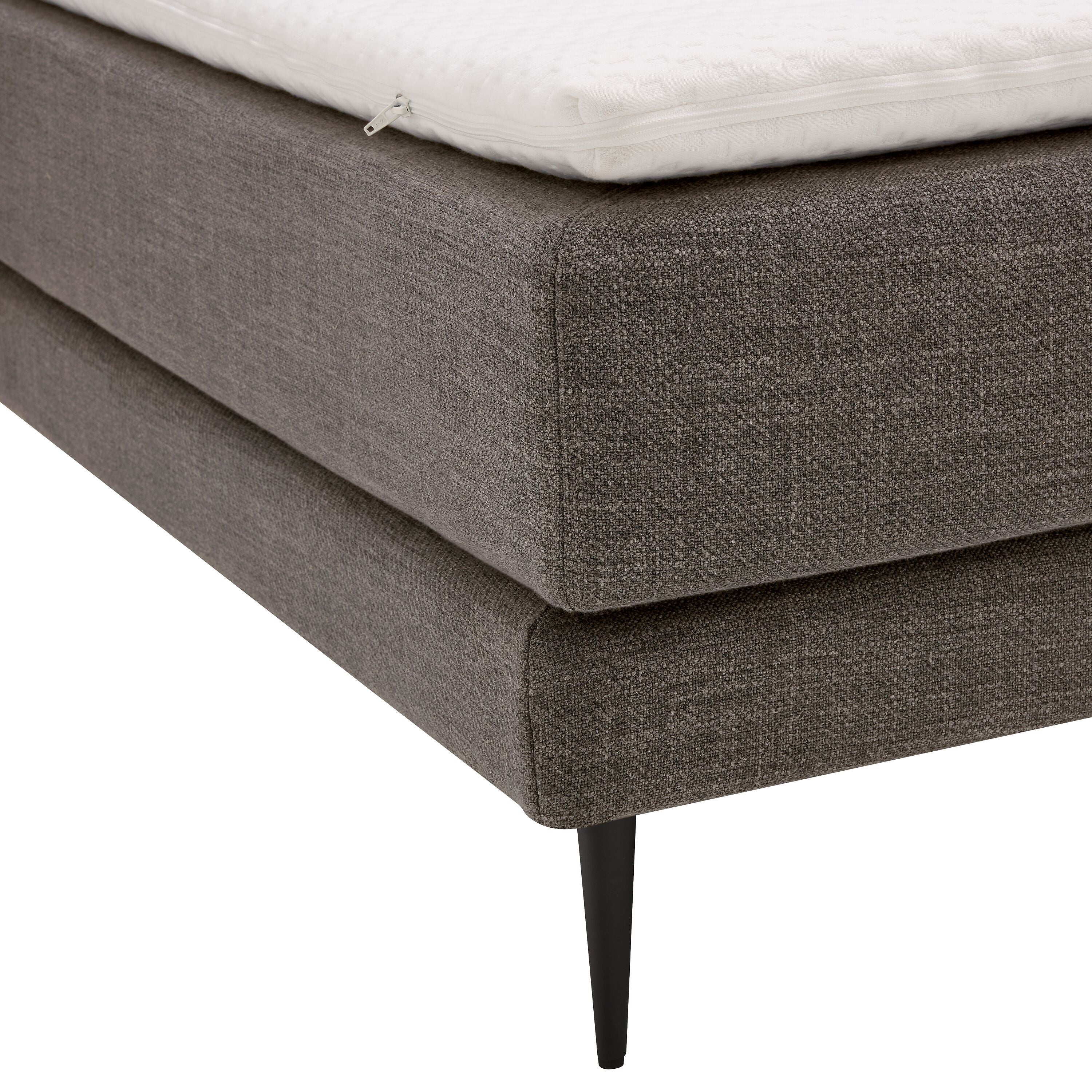 bico GOODNIGHT Boxspringbett - Stein / B: 180.0 cm x T: 200.0 cm