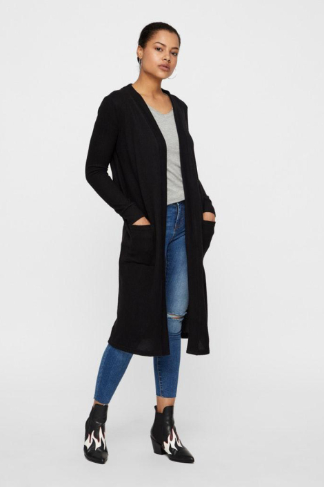 Noisy may zwarte dames vest