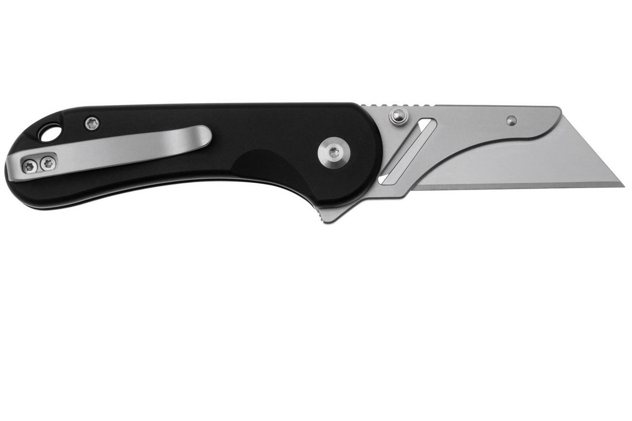 Civivi Elementum Utility C23039B-1 Black Aluminum, Stonewashed Blade Holder, Plain 6Cr Blade utility zakmes