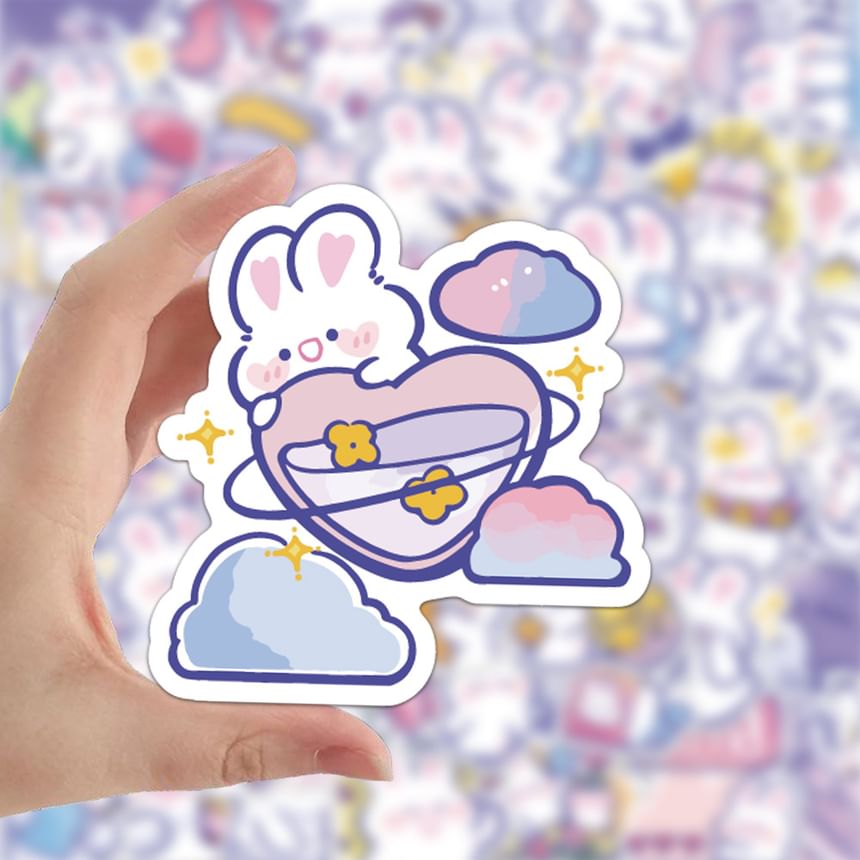 Jun's Journal - Konijnensticker (verschillende ontwerpen) / Set