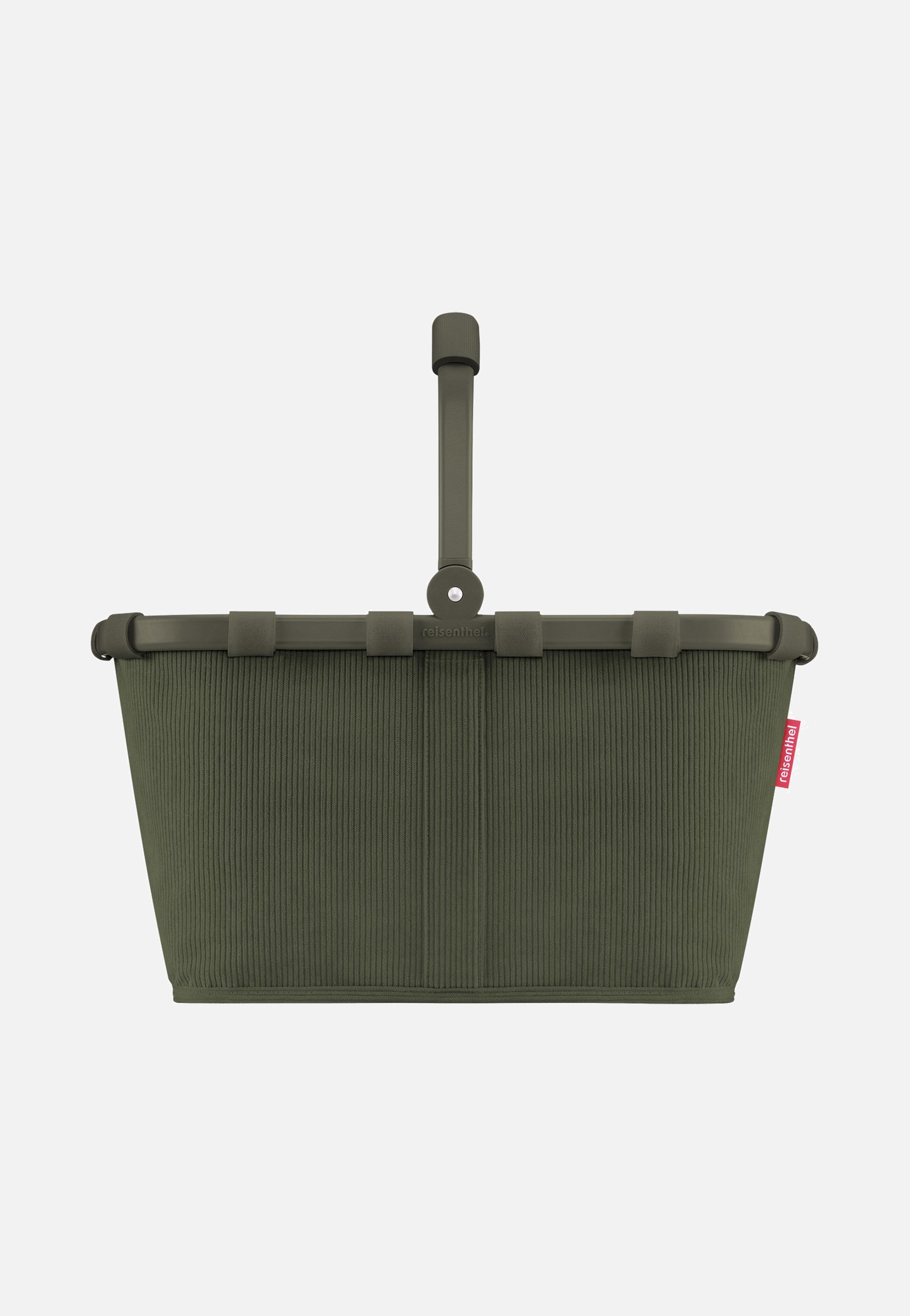 Carrybag Frame Cord Dark Matcha - Einkaufskorb