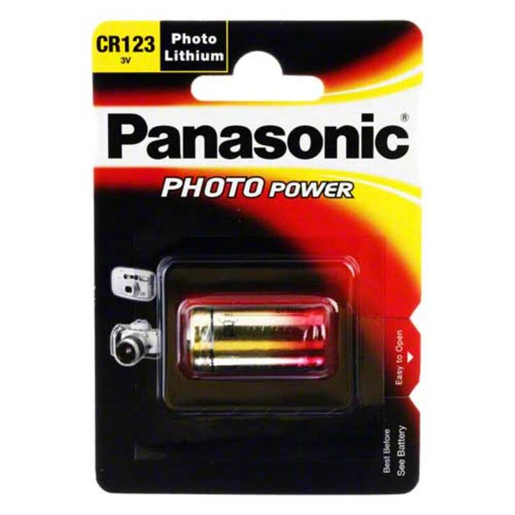 Batterien Lithium 3V CR 123A, 1 St