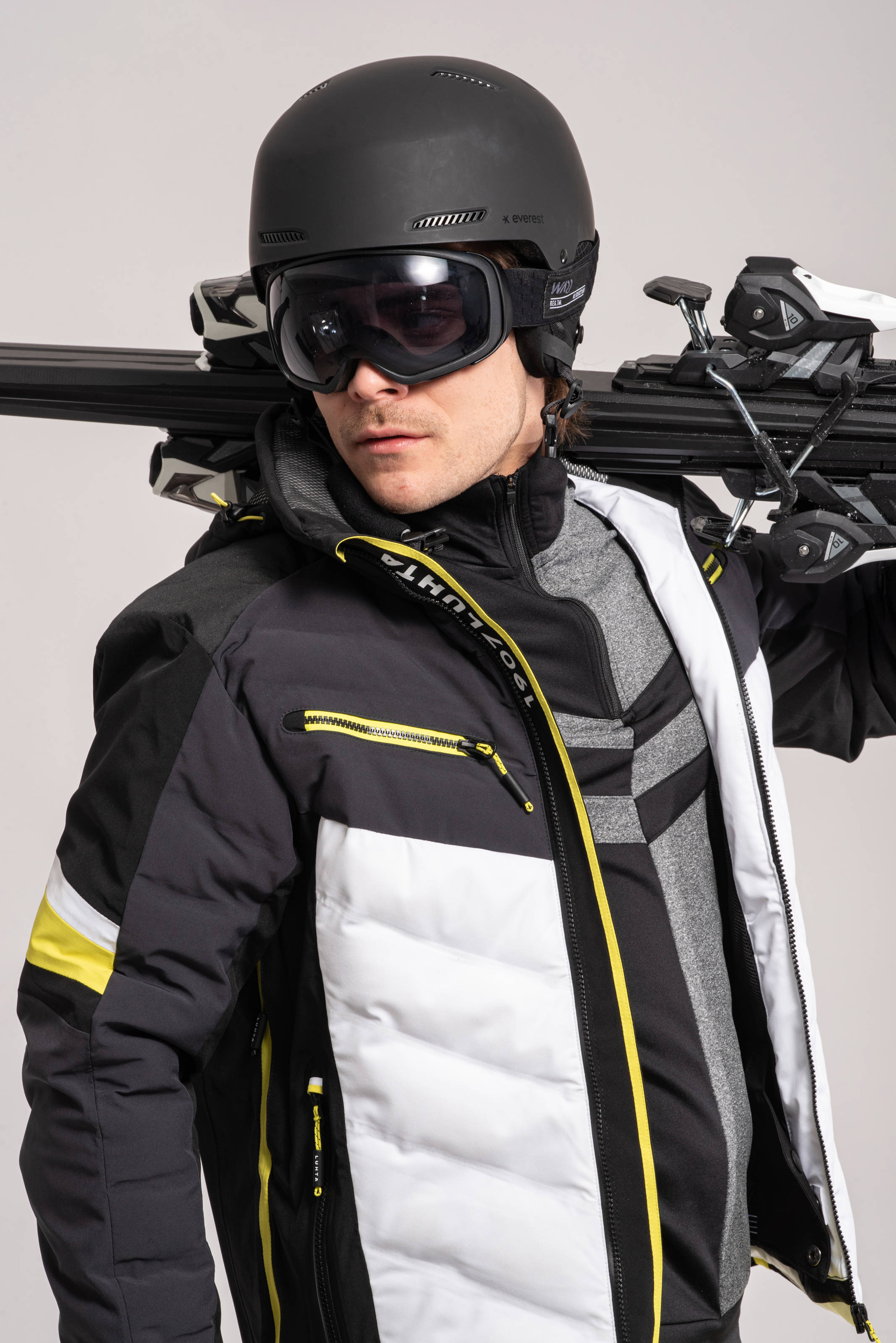 Luhta ski-jack Aakenustunturi antraciet/wit