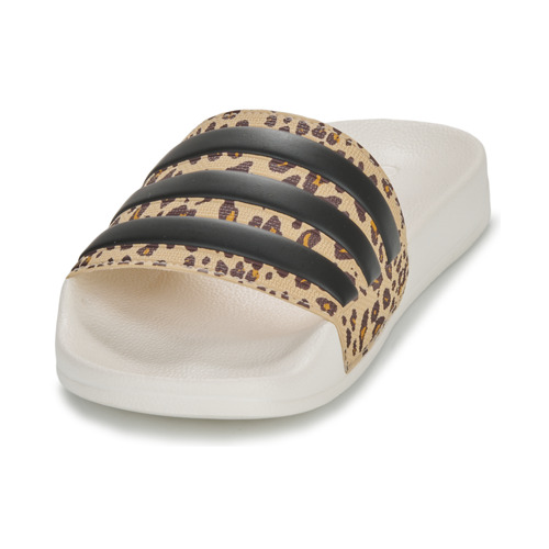 adidas Performance - ADILETTE SHOWER - Blanc / Léopard