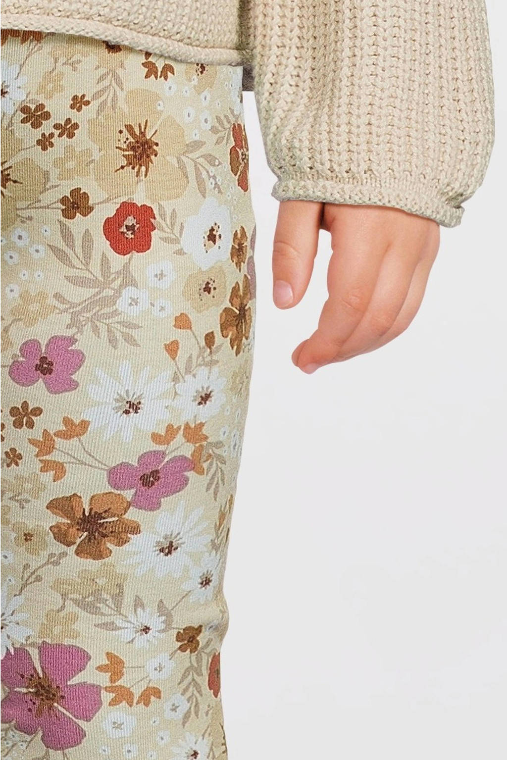 NAME IT baby flared broek NMFDIDISA met panterprint