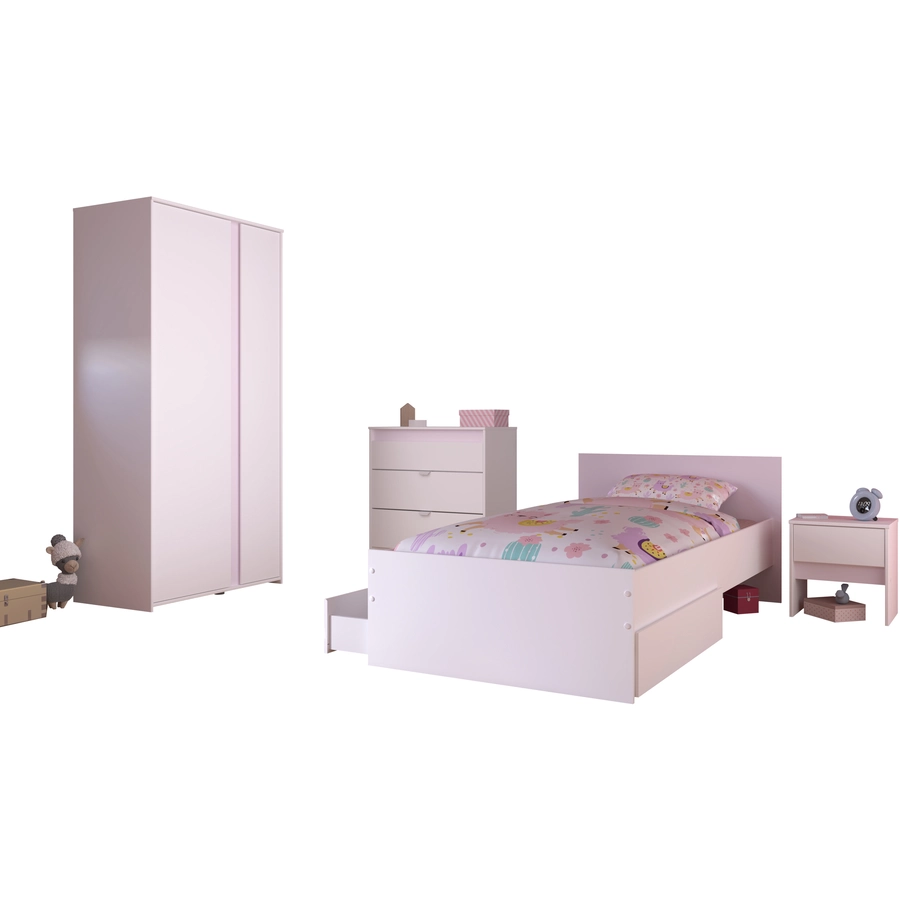 Parisot Kinderzimmer Set 5tlg Pirouette 22  Weiß Weiß