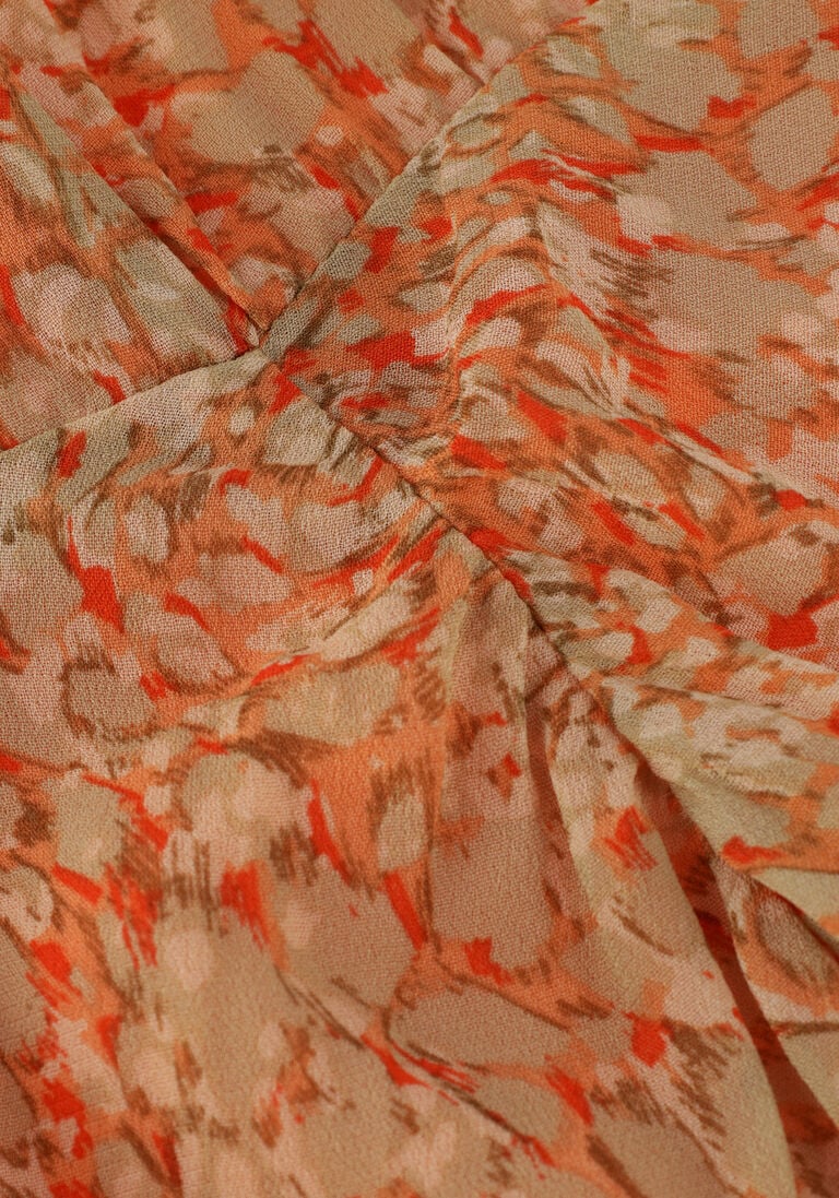 SECOND FEMALE oranje second female mini jurk mora mini dress