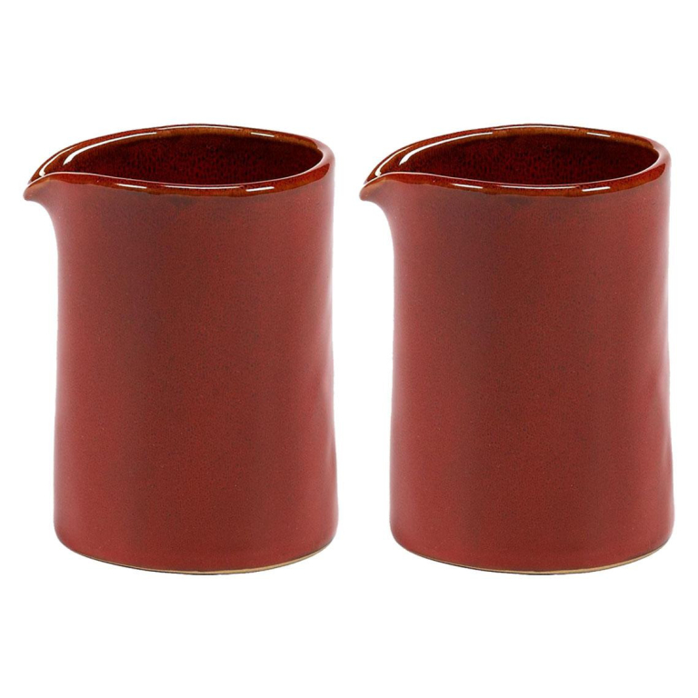 Serax La Mère by Marie Michielssen melkkan set van 2 Venetian Red