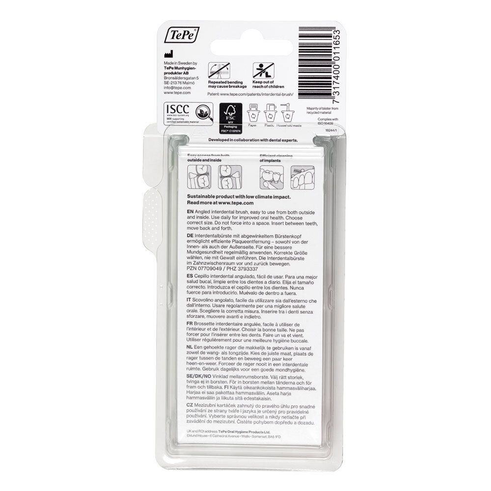 TePe Angle Interdentalbürsten gemischt 0,4 - 1,6 mm