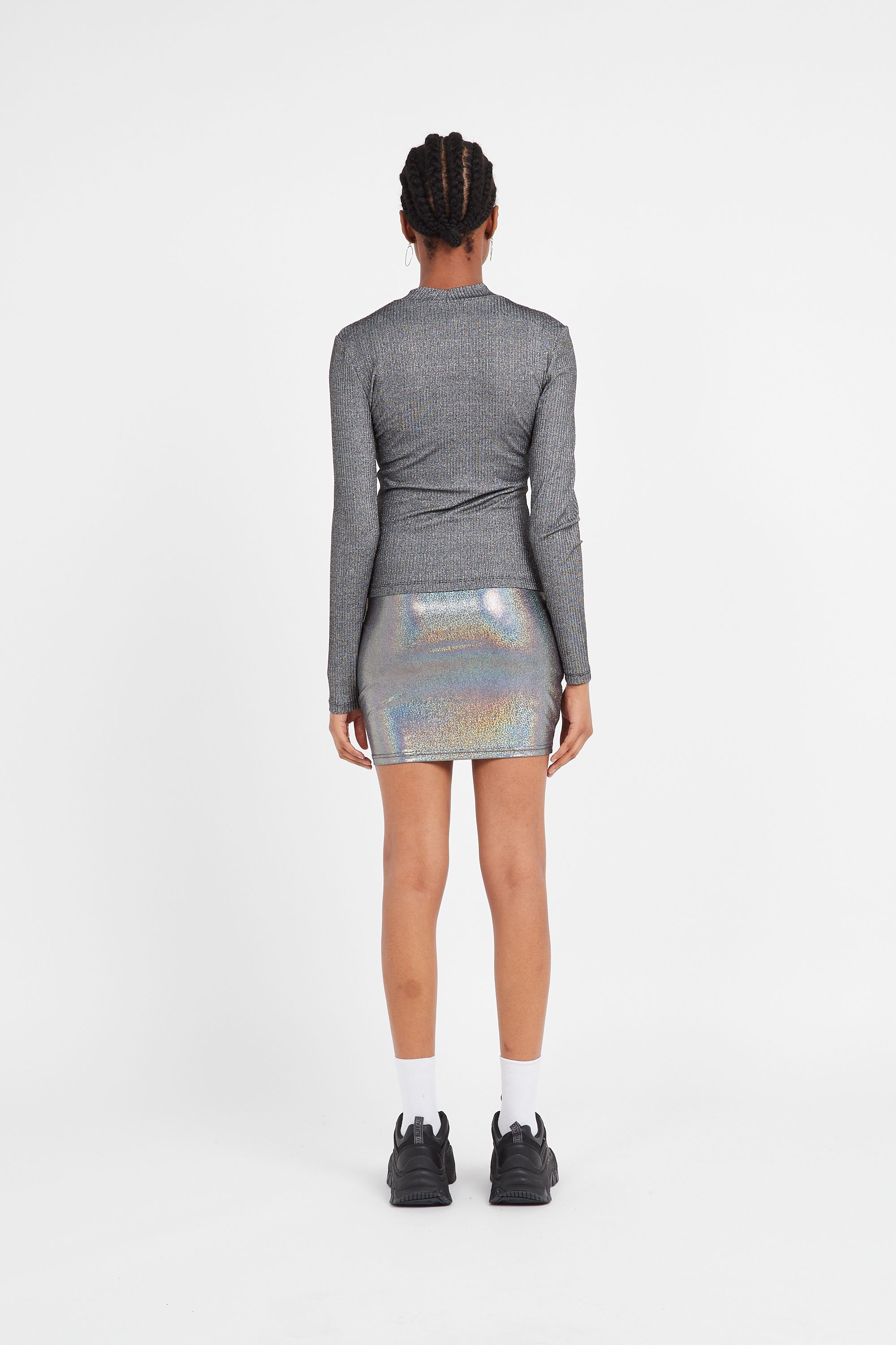 NOISY MAY Robe NMKINSLEY SINGLET MINI DRESS Gris