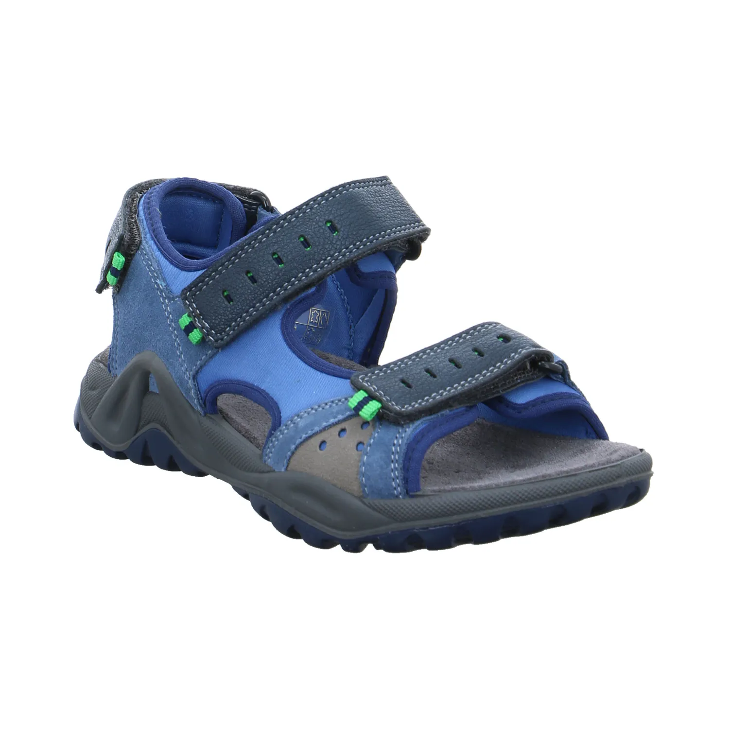 IMAC Jungen-Sandale Jeansblau Leder  Sommerschuh