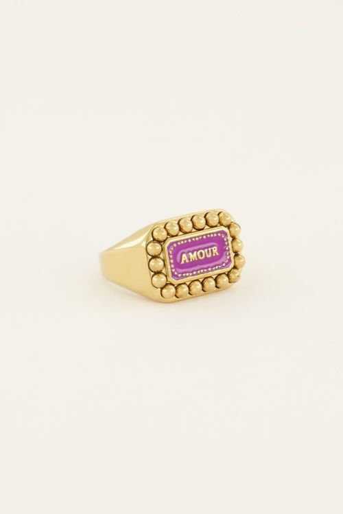 Bold Spirit ring paarse amour bedel