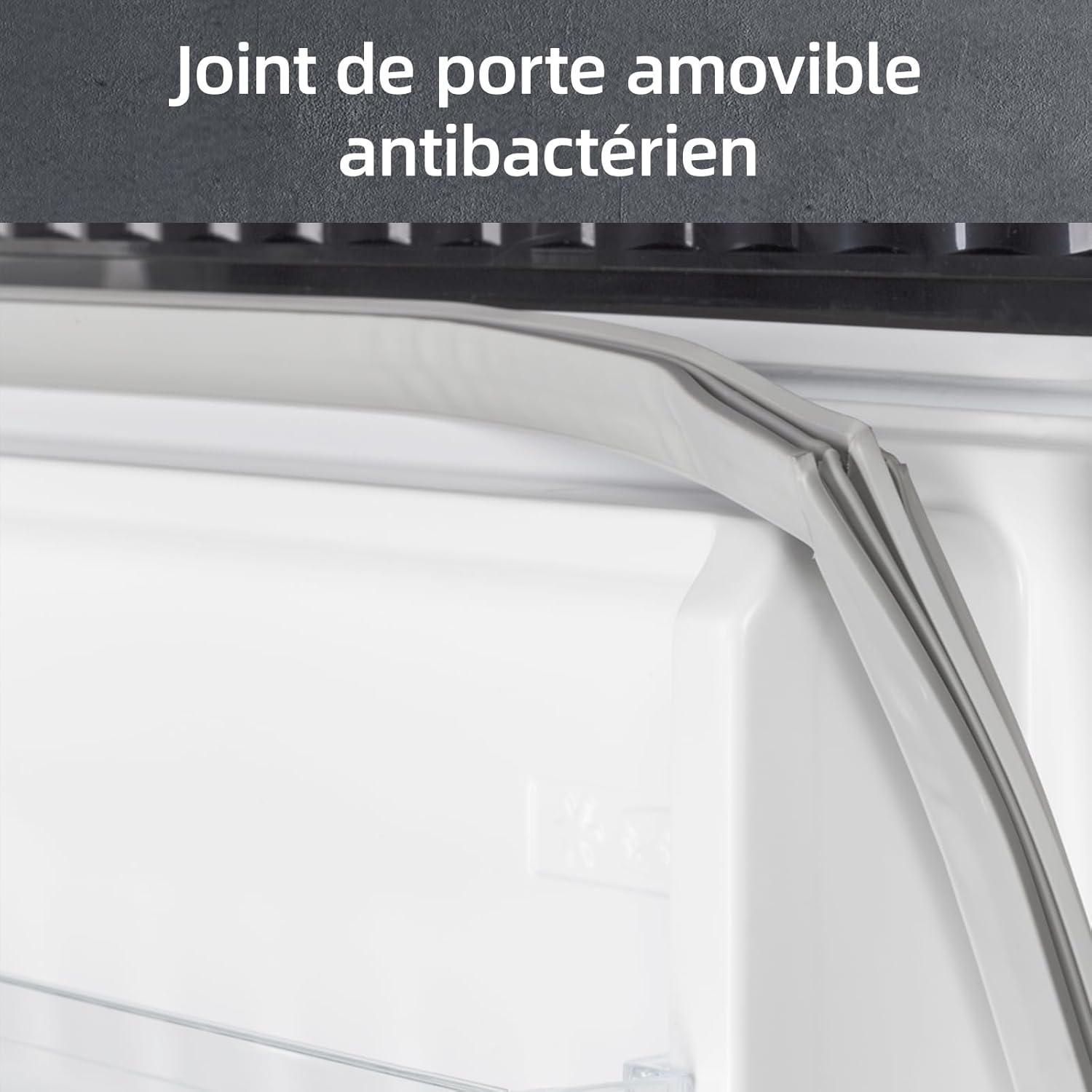 CHIQ Réfrigérateur autoportant sans givre 282 L, noir