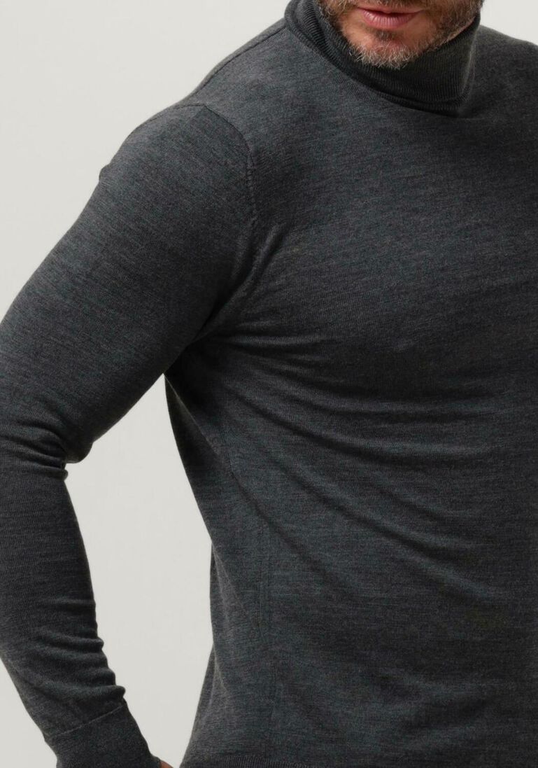 PROFUOMO antraciet profuomo coltrui pullover roll neck