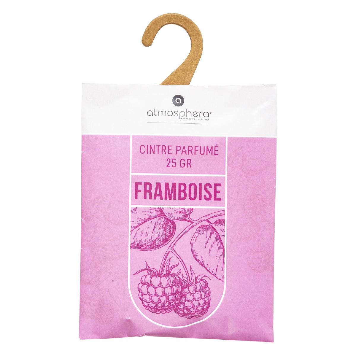 LOT DE 3 CINTRES PARFUMES FRAMBOISE 25G