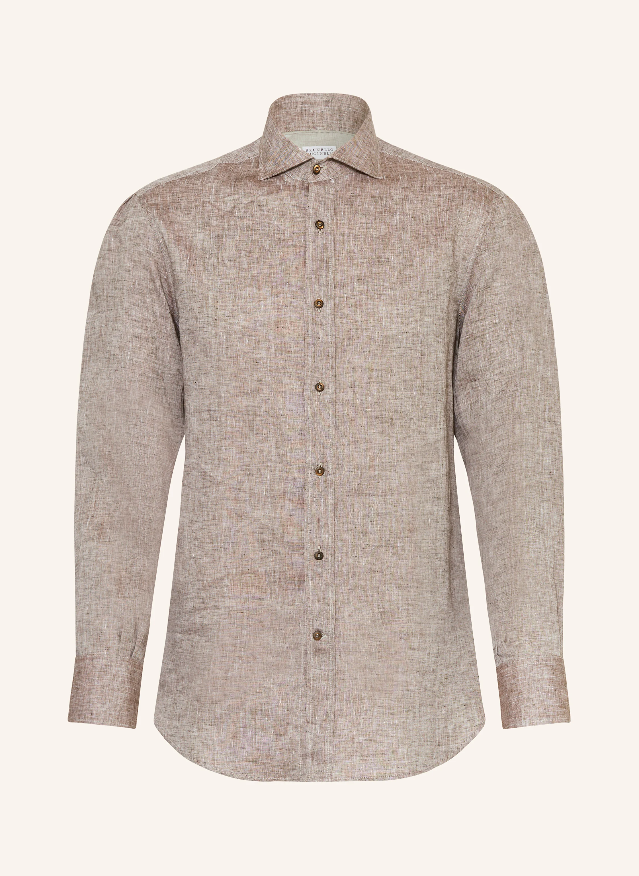 BRUNELLO CUCINELLI Leinenhemd Basic Fit