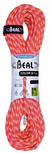 BEAL - CORDE ESCALADE ICE LINE UNICORE GOLDEN DRY 8.1