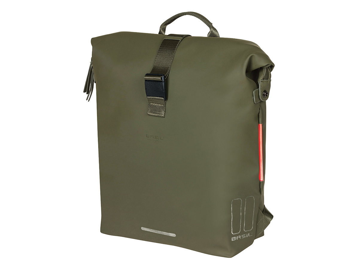 Basil SoHo Nordlicht fietsrugzak - Olive Green