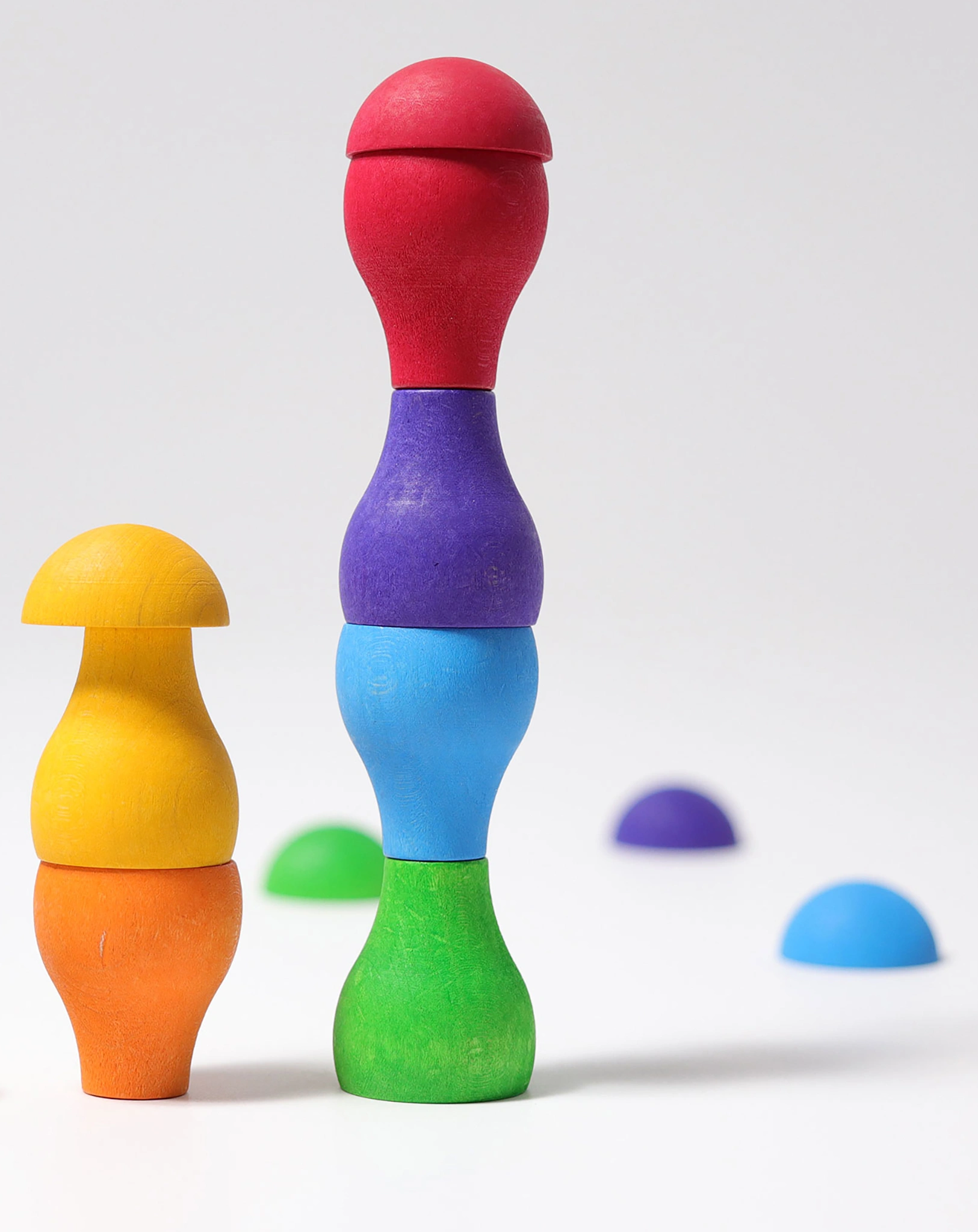 Figuren-Set REGENBOGENPILZE 12-teilig