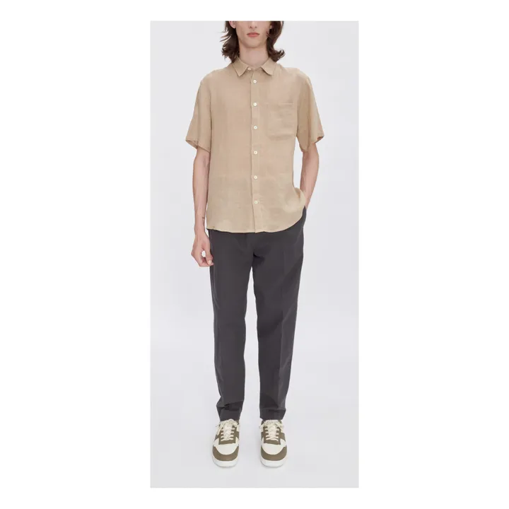 A.P.C. Chemisette Bellini Logo Lin | Beige