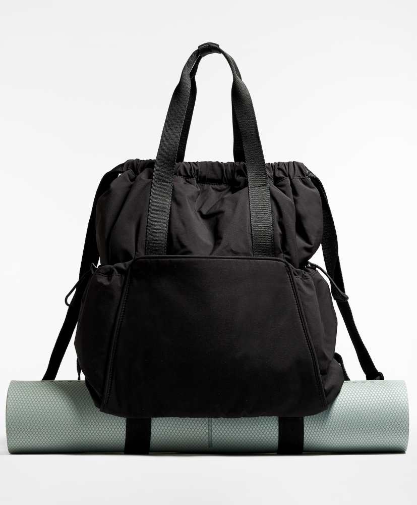 mochila de ioga para academia