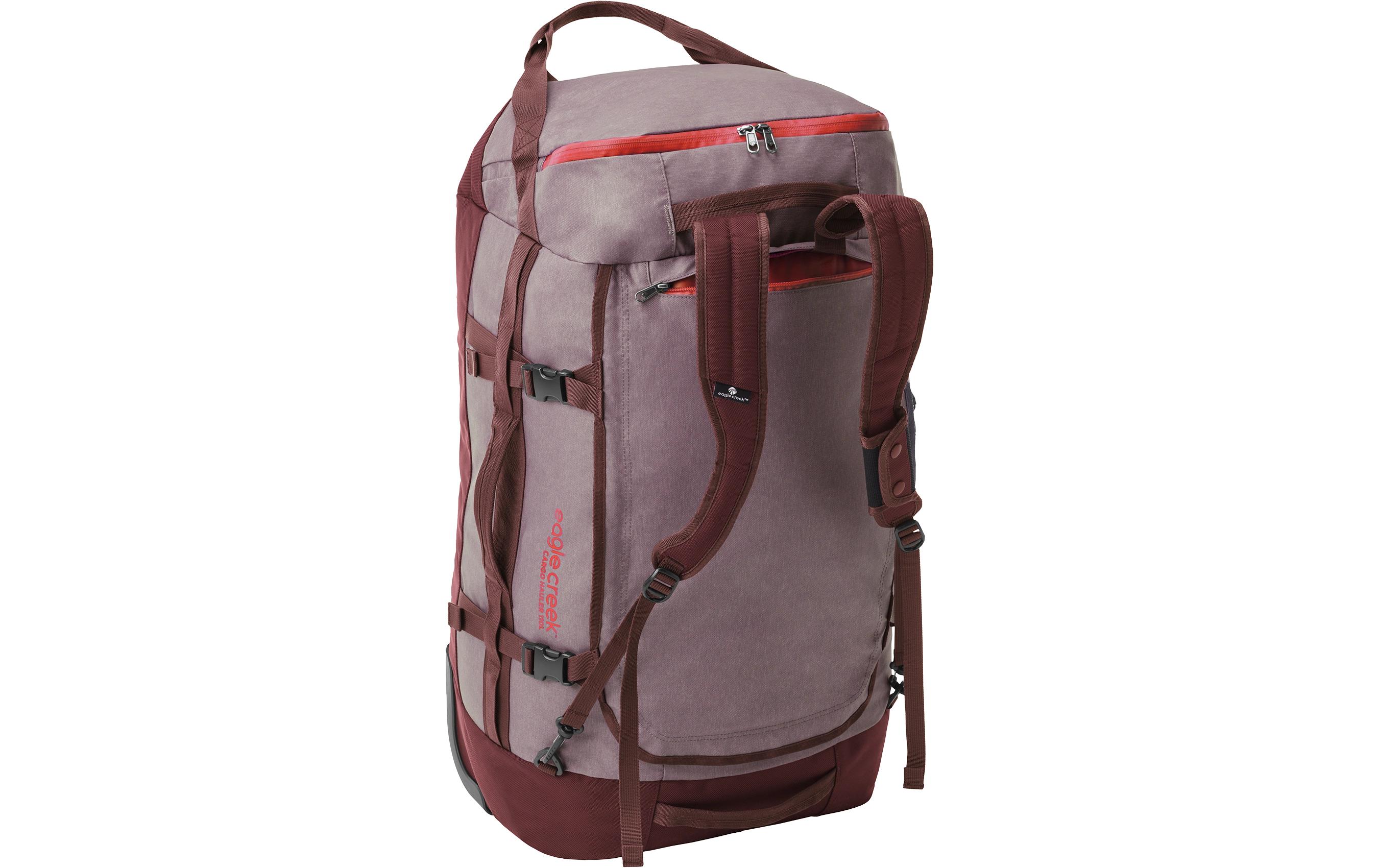 Duffle Bag Cargo Hauler Wheeled 110 l Dunkelrot<br>Wasserabweisender Dufflebag