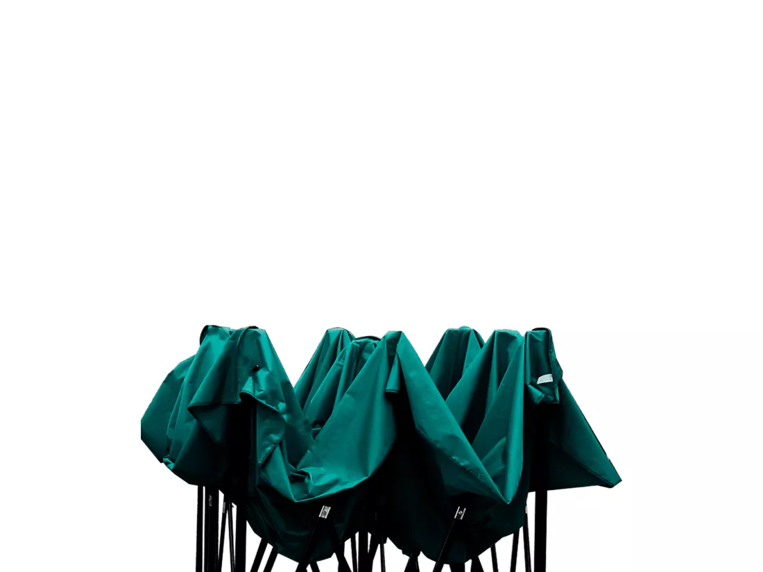 Housse De Remplacement Pour Gazebo Vert Polyester Anti Uv 3x3