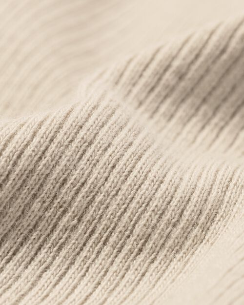 t-shirt femme Clara côtelé sable sable