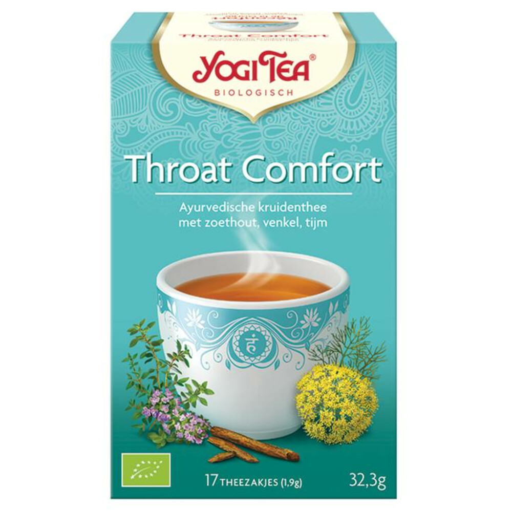 Yogi tea Throat Comfort Biologisch17 stuks