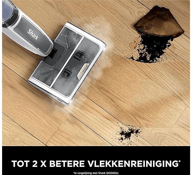 Shark - SteamPickUp - Stoomreiniger - Kleur: Zwart - Materiaal: Kunststof